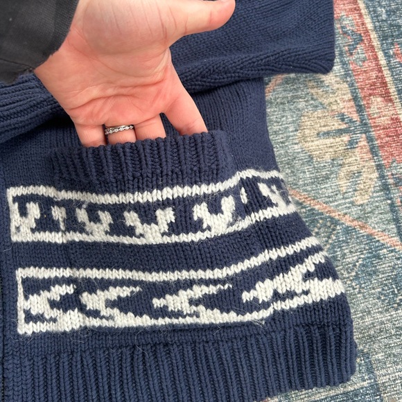 Men’s lucky brand steelhead ZipUp sweater cowl neck - Picture 3 of 5